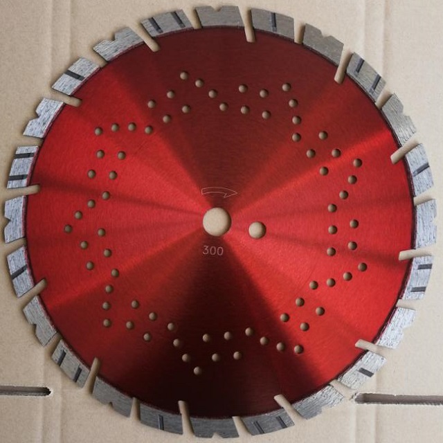 12 Inch Multi-holes Diamond Cutting Blade for Brick Block Concrete