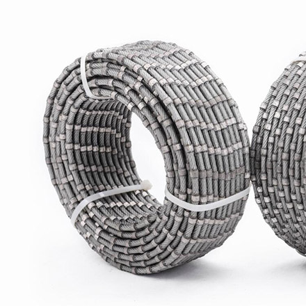 Sintered Beads Diamond Cutting Wire Saw For 35Mpa Reinforced Concrete