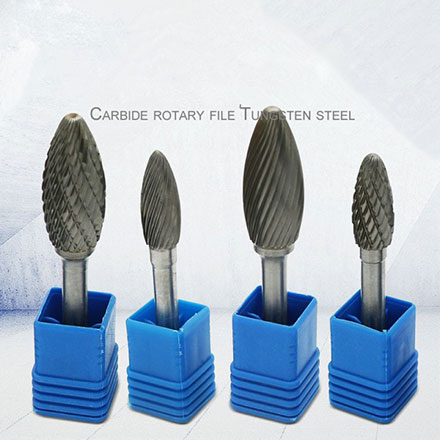H-type Torch-shaped Carbide Rotating File