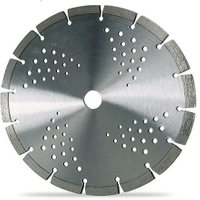 Segmented Reinforced Concrete Cutting Saw Blade with KQ Holes