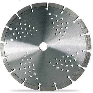 Segmented Reinforced Concrete Cutting Saw Blade with KQ Holes