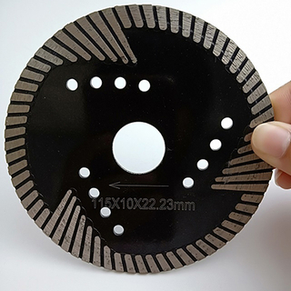 Diamond Marble Cutting Saw Blade with Protection Teeth 