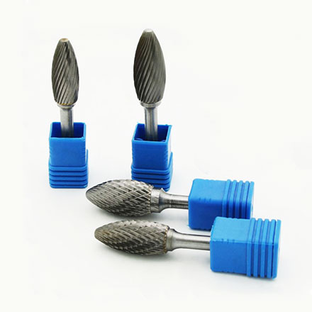 H-type Torch-shaped Carbide Rotating File