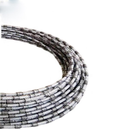 Diamond Concrete Saw Wire Parts Rope Marble Rubber Spring Plastic Injection Diamond Cutting Wire Saw Rope for Stone Cutting