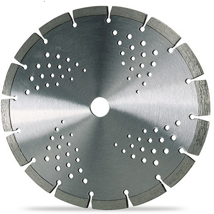 Segmented Reinforced Concrete Cutting Saw Blade with KQ Holes