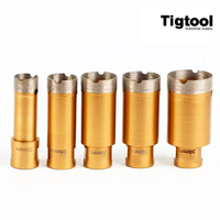 Diamond Hole Saw Porcelain Tile Drill Bit Vacuum Brazed Diamond Core Drill Bit for Sintered Stone Porcelain Dekton