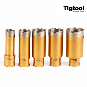 Diamond Hole Saw Porcelain Tile Drill Bit Vacuum Brazed Diamond Core Drill Bit for Sintered Stone Porcelain Dekton