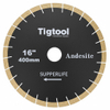 16" 400mm Diamond Saw Blade for Andesite Extra Wear Resistance Heavy Duty Cutting Long Life Stable Performance