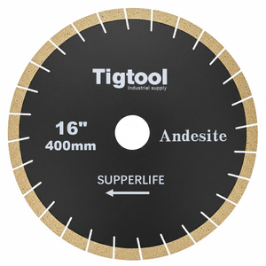 16" 400mm Diamond Saw Blade for Andesite Extra Wear Resistance Heavy Duty Cutting Long Life Stable Performance