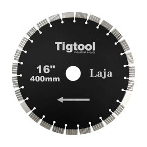 16"400mm Diamond Cutting Saw Blade for Laja Stone High-Frequency Welded Super Sharp Multi-Groove / Grooved Segments
