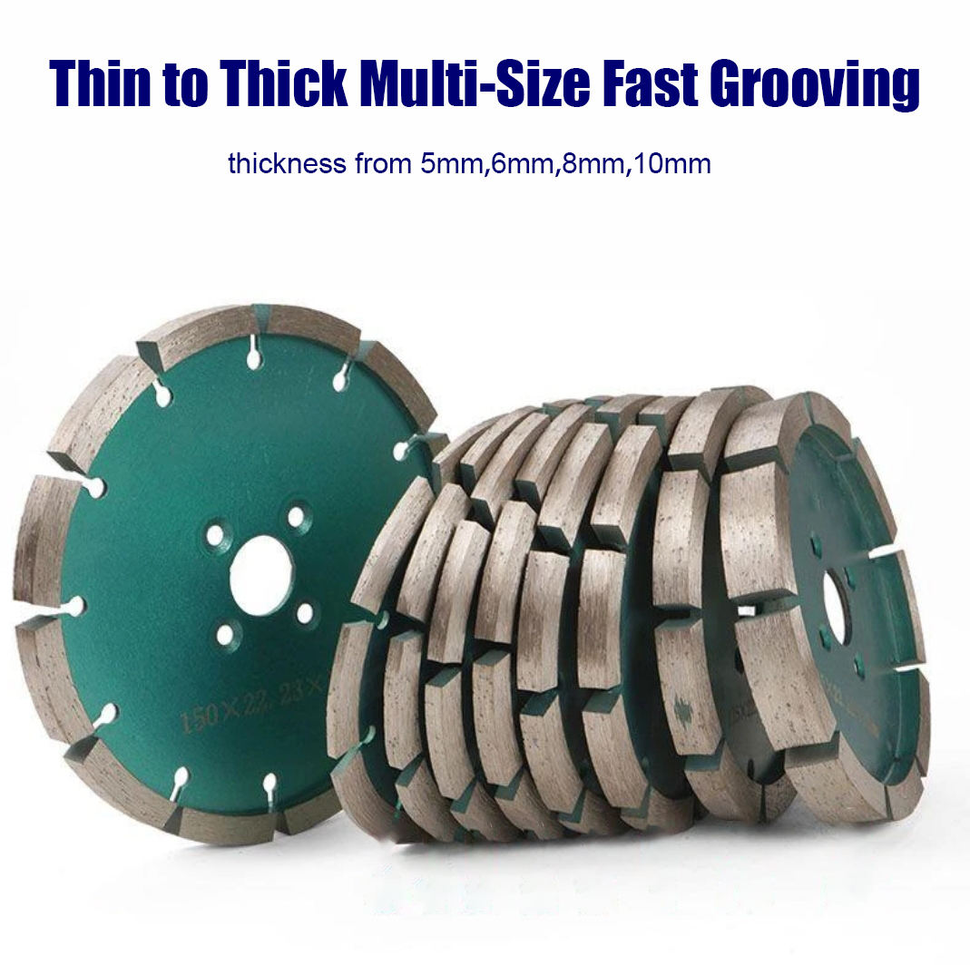 105-180mm Tuck Point Blades for Masonry Concrete Brick Block Wall Chasing Joints Mortar Removal Grooving Cutting Slot Repointing