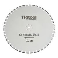 30"750mm Concrete Cut Wall Saw Blade for Reinforced Demolition Tunnel Concrete Pipe Laser Welded Large Diameter Machine Blade