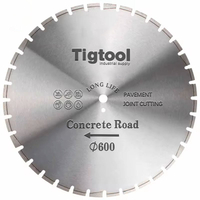 24"600mm Road Cutting Blade Cured Concrete Reinforced Laser Floor Saw Pavement Highway Long Life Expansion Contraction Joint