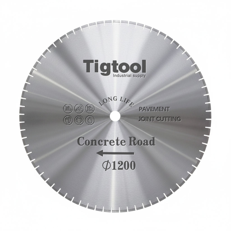 48"1200mm Road Cutting Blade Cured Concrete Reinforced Laser Floor Saw Pavement Highway Long Life Expansion Contraction Joint