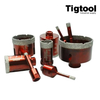Vacuum Brazed Diamond Core Drill Bit Random Pattern for Concrete Masonry TigTool Ultra Sharp, Smooth, and Long Life