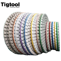 4" Wet Polishing Pad for Dekton Quartzite Marble Granite Sharp Fast Efficient for Stone Floor Polish Machine Angle Grinder