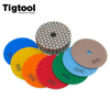 4" Dry Polishing Pad for Stone Granite Marble Dekton Ceramic Porcelain Sharp Wear-Resistant Type Countertop Polishing Machine