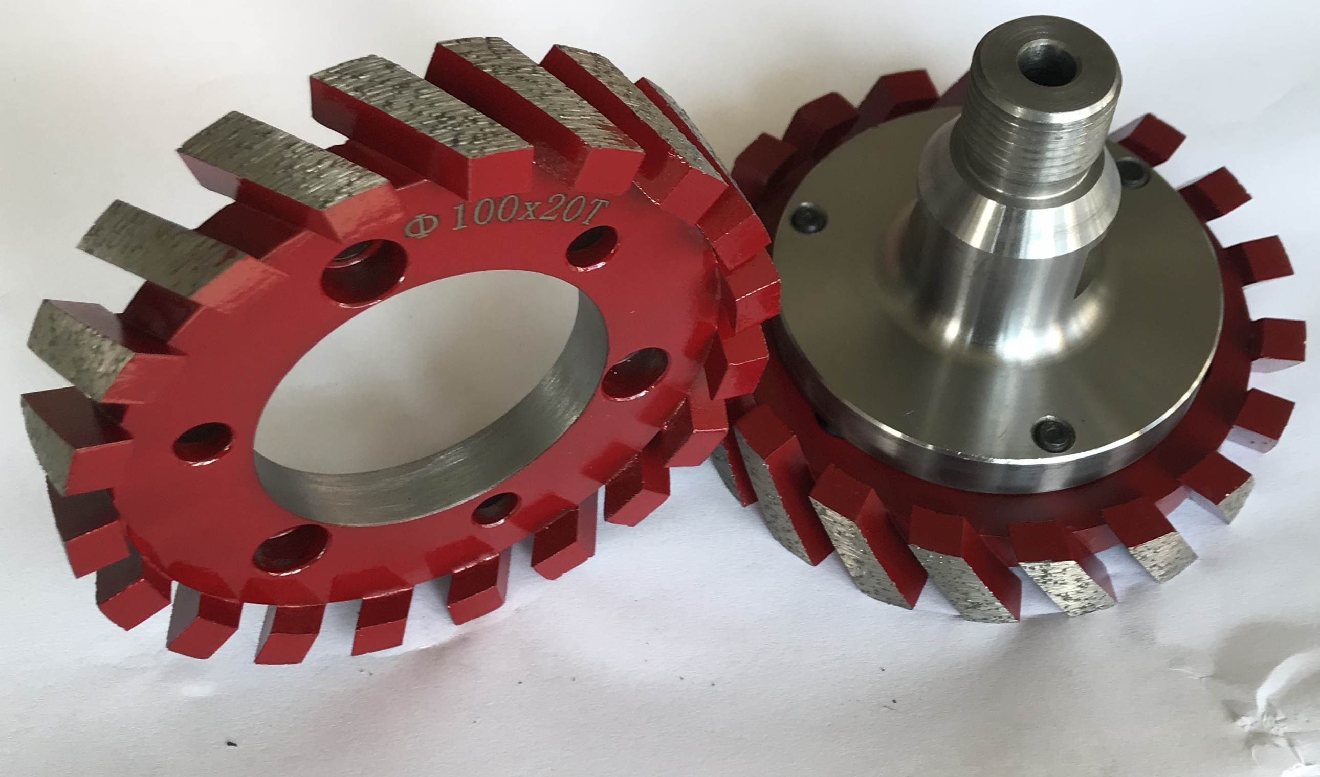 Diamond Milling CNC Welded Wheel Marble Granite Dekton Quartz Edge Profil Grind Shape Calibration Processing