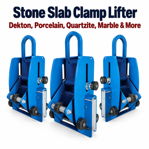 Adjustable for Dekton Porcelain Marble Granite Quartzite Large Format Handling Installation Equipment Stone Slab Lifter Clamp