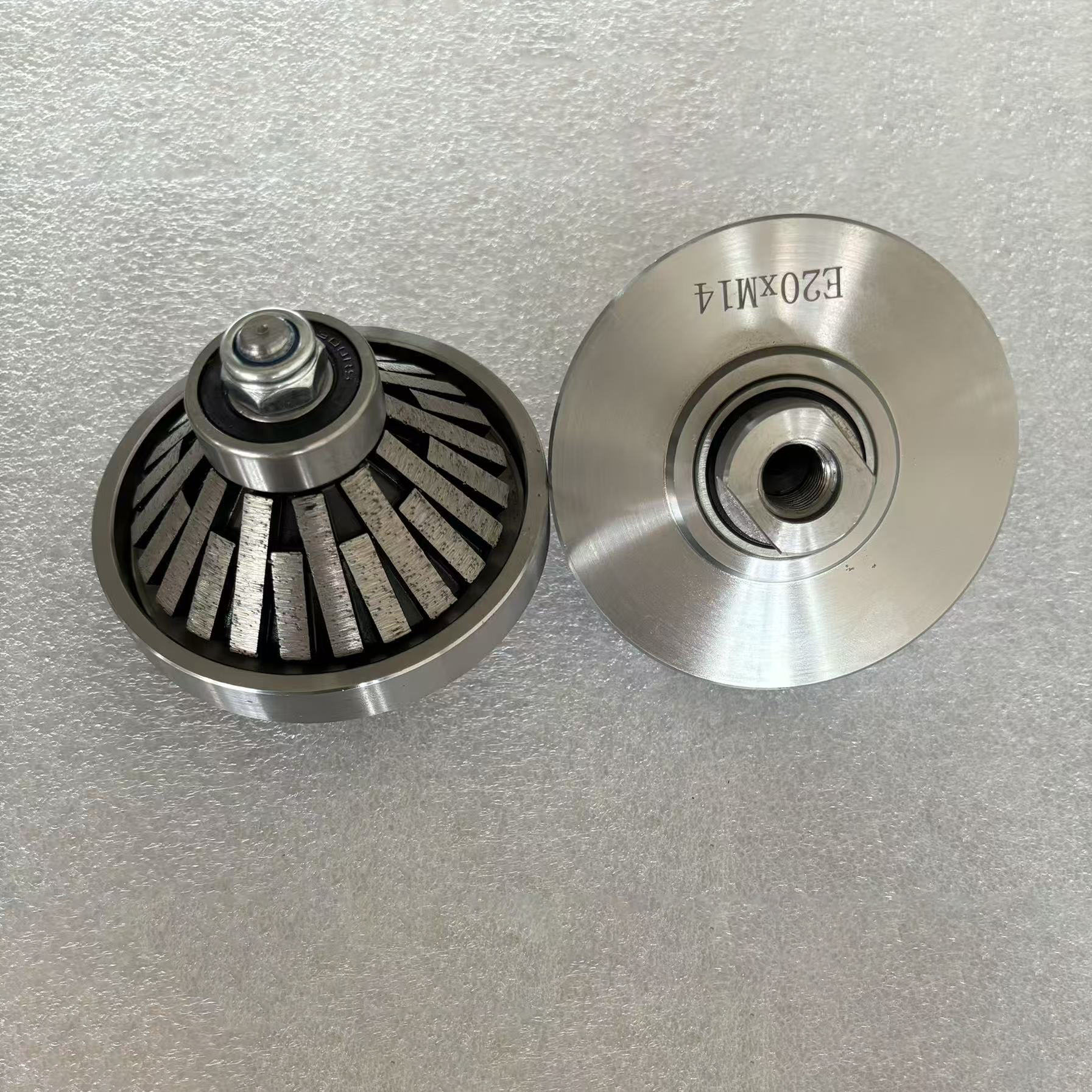  65-125mm Segmented Continuous for Marble Granite Quartz Edge Grinding Shaping Tool Diamond Router Bit Profile Wheel
