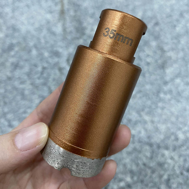 Diamond Hole Saw Porcelain Tile Drill Bit Vacuum Brazed Diamond Core Drill Bit for Sintered Stone Porcelain Dekton