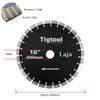 16"400mm Diamond Cutting Saw Blade for Laja Stone High-Frequency Welded Super Sharp Multi-Groove / Grooved Segments
