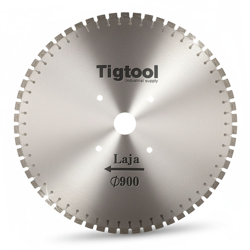 36"900mm Diamond Cutting Saw Blade for Laja Stone High-Frequency Welded Wear-resistant Long Service Life