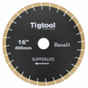 16" 400mm Diamond Saw Blade for Basalt Extra Wear Resistance Heavy Duty Cutting Long Life Stable Performance