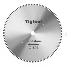 72"1800mm Diamond Saw Blade for Sandstone Thickness 10.5mm 8.0mm Steel Core Long Life Wear Resistance