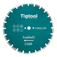 18"450mm Asphalt Cutting Saw Blade Green Concrete Brick Block Wear-Resistant Road Disc Protection Teeth Long-Life Laser Welded