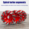 4" 100mm Turbo Spiral Diamond Cup Wheel for Granite Marble Quartz Concrete Terrazzo Sharp Fast Grinding Lifespan Angle Grinder