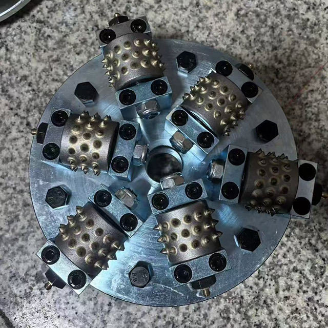 Heavy Duty Bush Hammer Replacement Wheel for Granite Marble Volcanic Basalt Sandstone Stone Polishing Grinding