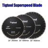 18"/450mm Ceramic Silent Blade SuperSpeed 3.6 m/min Chip-Free 45° Miter Cutting Tigtool