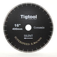 16"/400mm Ceramic Silent Blade SuperSpeed 3.6 m/min Chip-Free 45° Miter Cutting Tigtool
