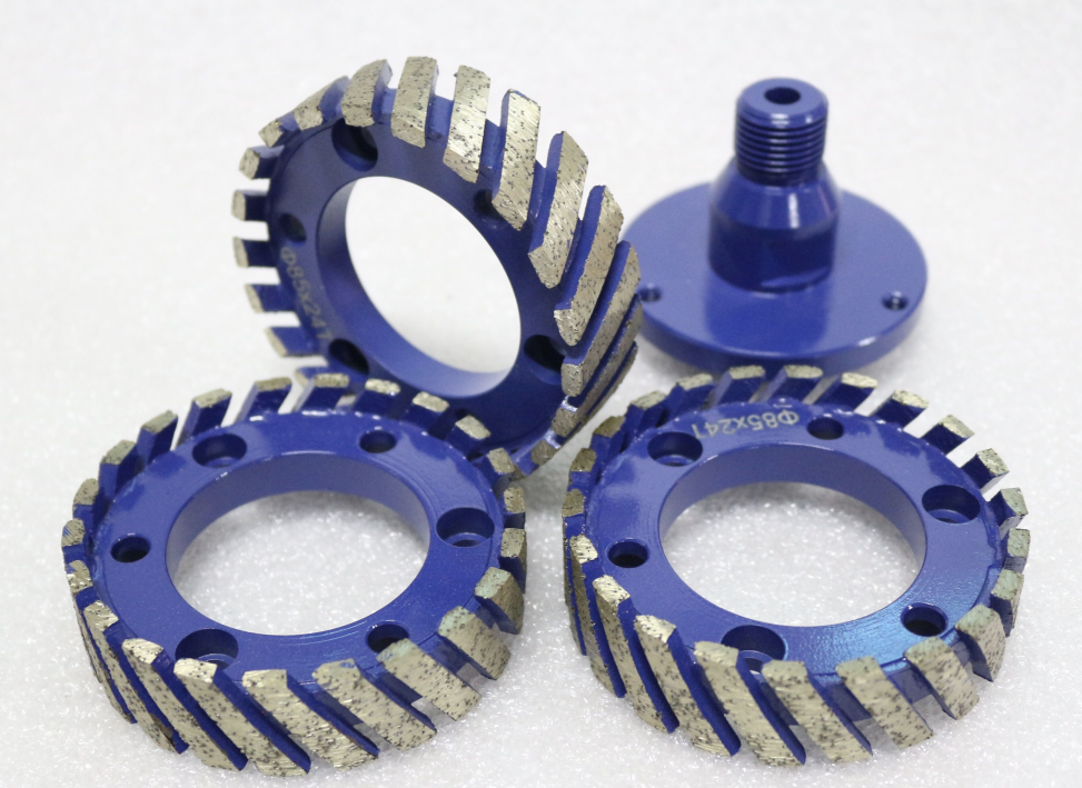 Diamond Milling CNC Welded Wheel Marble Granite Dekton Quartz Edge Profil Grind Shape Calibration Processing