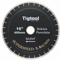 16"/400mm Dekton/Porcelain/Sintered Stone Single-Step Silent Blade