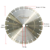 14"350mm Diamond Saw Blade for Soft Abrasive Sandstone Height 15mm 12mm Long Life Wear Resistance