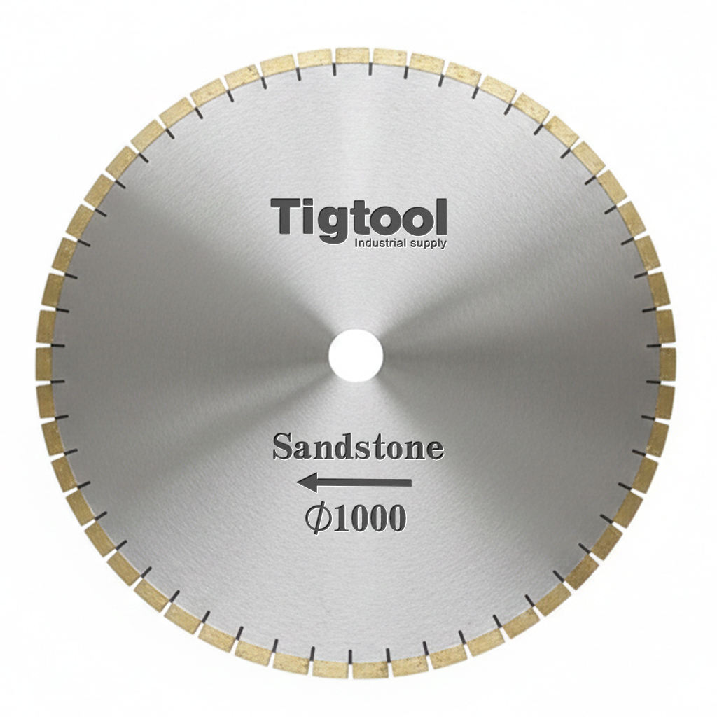 1000mm Diamond Saw Blade for Sandstone Limestone Natural Ground Quarry Mining Excavator With Rock Saw Attachment Long Lifespan