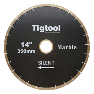 Low Noise Long-Life Stone High Sharpness Segmented Fish Hook 14" 350mm Silent for Marble Tiles Slabs Diamond Cutting Saw Blade