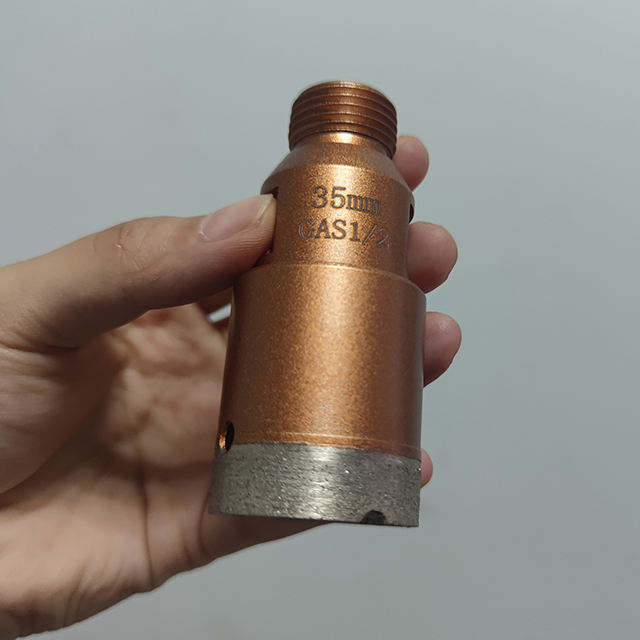 Diamond Hole Saw Porcelain Tile Drill Bit Vacuum Brazed Diamond Core Drill Bit for Sintered Stone Porcelain Dekton