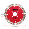 4.5" 115mm Diamond Saw Blade for Cantera Stone Carving Grinding Long Life Wear-Resistant Angle Grinder Disc