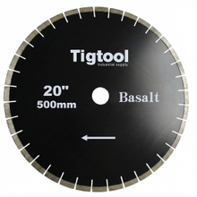20" 500mm Diamond Saw Blade for Basalt Stone Cutting Fast Cutting Stable Performance Low Chipping Wear Resistance