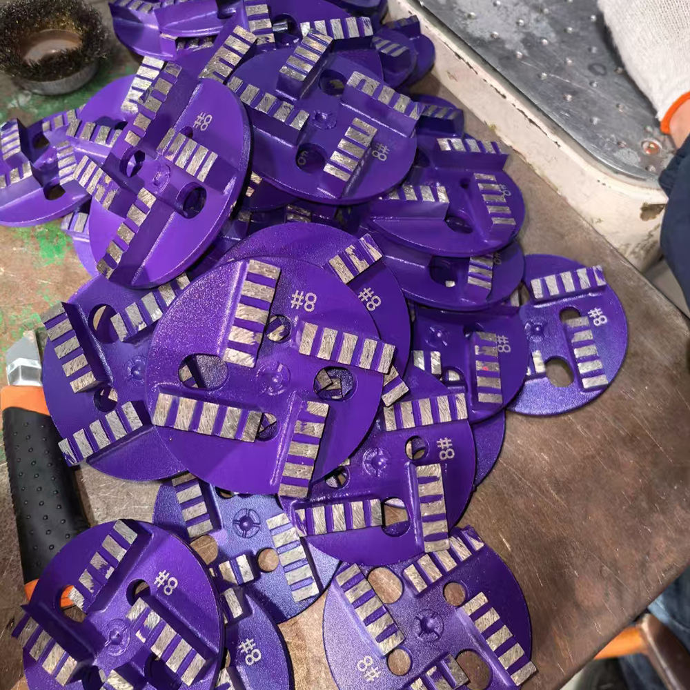 Diamond Floor Grinding Block Great Wall Type Concrete Grinder Shoe for Floor Polishing Machines