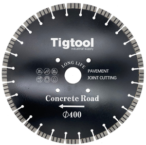 16"400mm Road Cutting Blade Cured Concrete Reinforced Laser Floor Saw Pavement Highway Long Life Expansion Contraction Joint