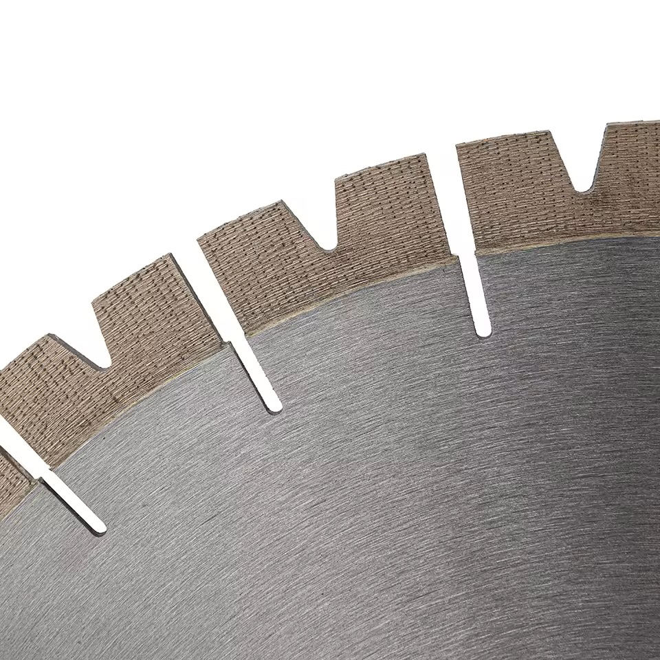 14" 350mm Granite Arix Silent Blade Height 25mm Wear-Resistant Arix Gaps Segments High Sharpness Diamond Blade