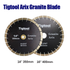 16" 400mm Granite Arix Silent Blade Height 20mm Wear-Resistant Arix Segments Wear Resistant High Sharpness Diamond Blade