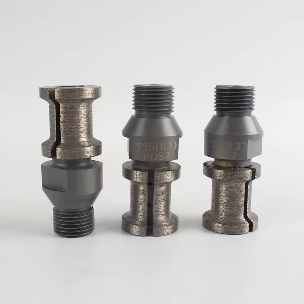 Diamond Segmented Finger Bit for CNC Stone Router 1/2 Gas Granite Marble Quartzite Dekton Ceramic Engraving Mill Tool Long Life