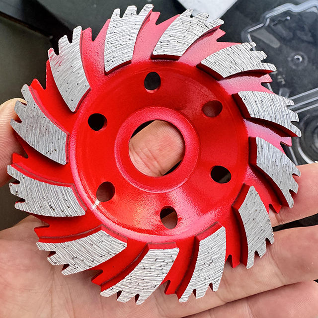 4" 100mm Turbo Spiral Diamond Cup Wheel for Granite Marble Quartz Concrete Terrazzo Sharp Fast Grinding Lifespan Angle Grinder