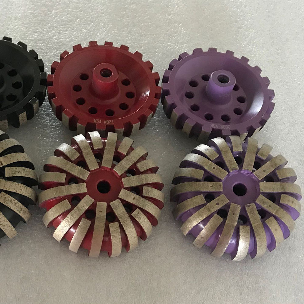 Diamond Profile Wheel for Volcanic Stone Basalt Granite Marble Edge Grinding Shaping Wheel for Stone Processing