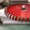 14" 350mm Diamond Segmented Profile Wheel for Granite Bullnose Round Edge for Stone Countertop Stair CNC Edge Forming Tool
